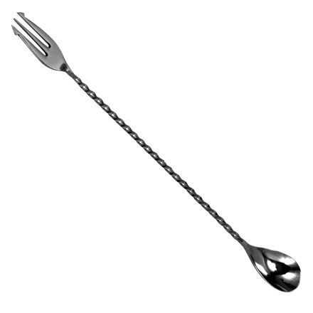 Barspoon trident, 30 cm length, black BAREQ 