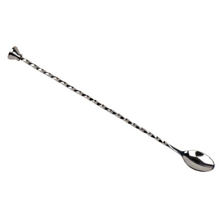 Barspoon with a muddler, 30 cm length, steel BAREQ 