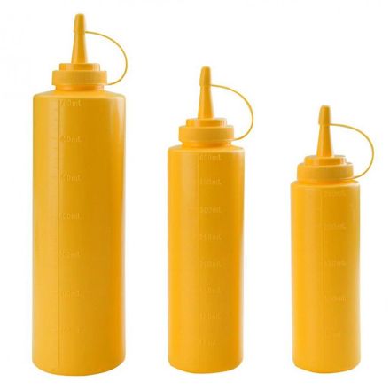 Sauce dispenser 0,4 l, yellow
